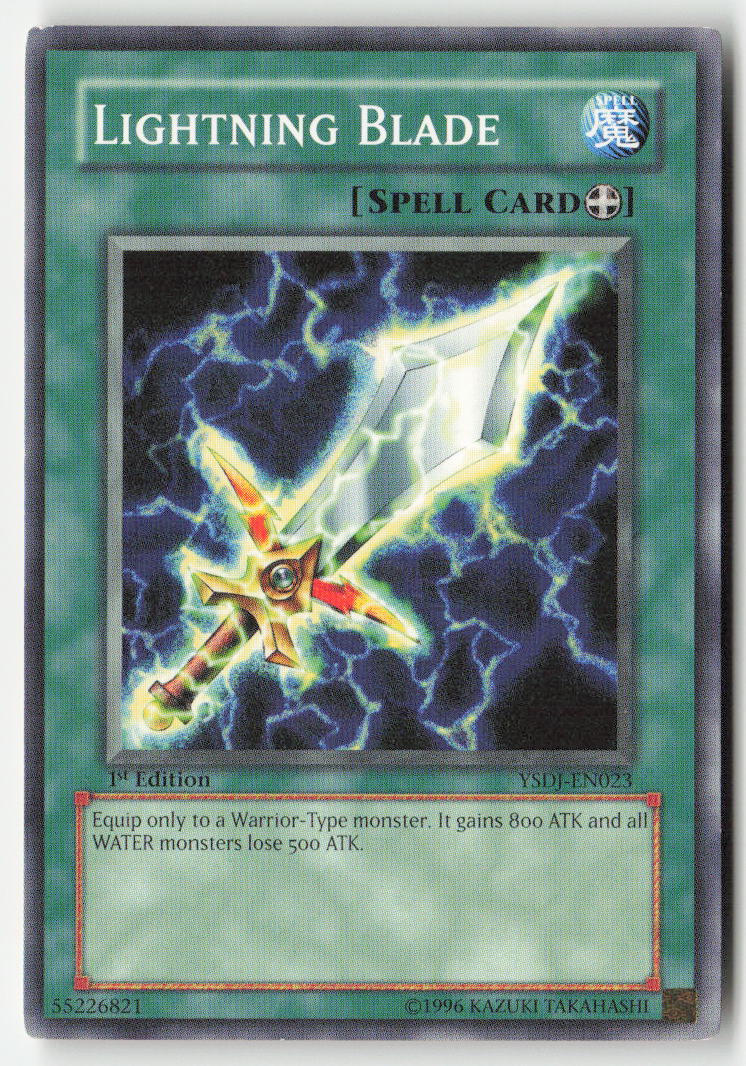 Lightning Blade YSDJ-EN023 1st Edition Common Moderately Played