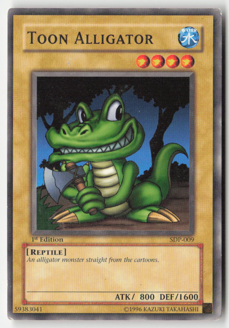 Toon Alligator SDP-009 1st Edition Common Moderately Played