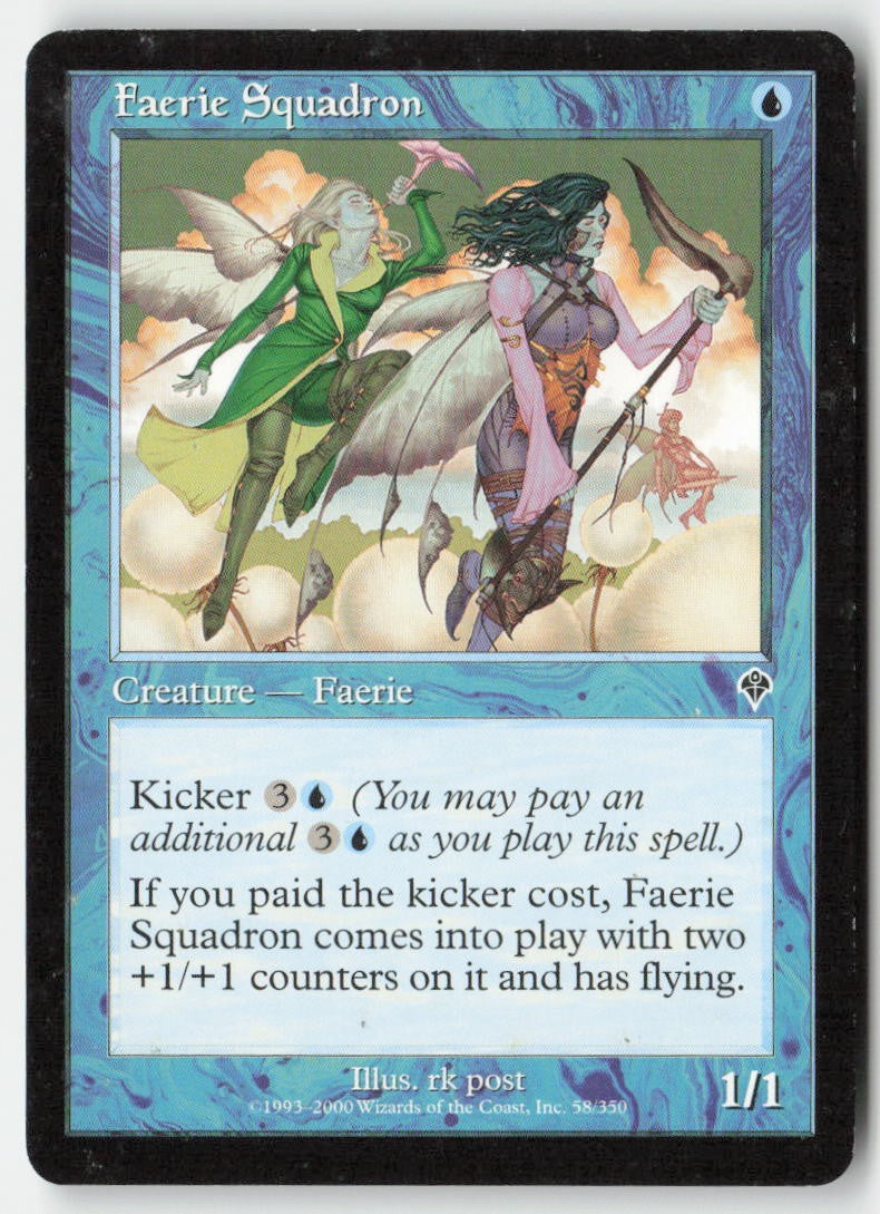 Faerie Squadron INV 58 Common Moderately Played