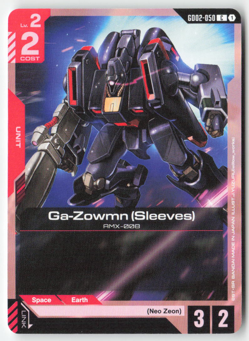 Ga-Zowmn (Sleeves) GD02-050 Common Normal Lightly Played