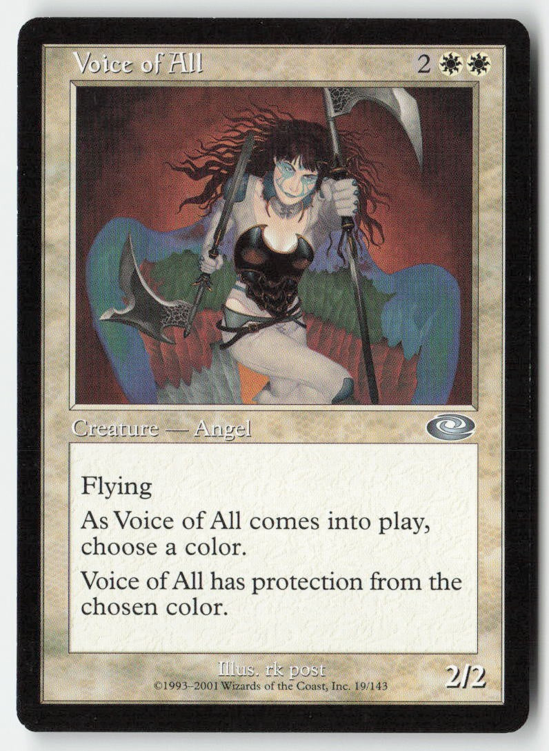 Voice of All PLS 19 Uncommon Moderately Played