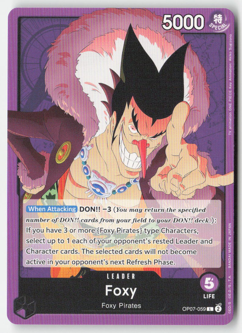 Foxy OP07-059 Normal Leader Lightly Played