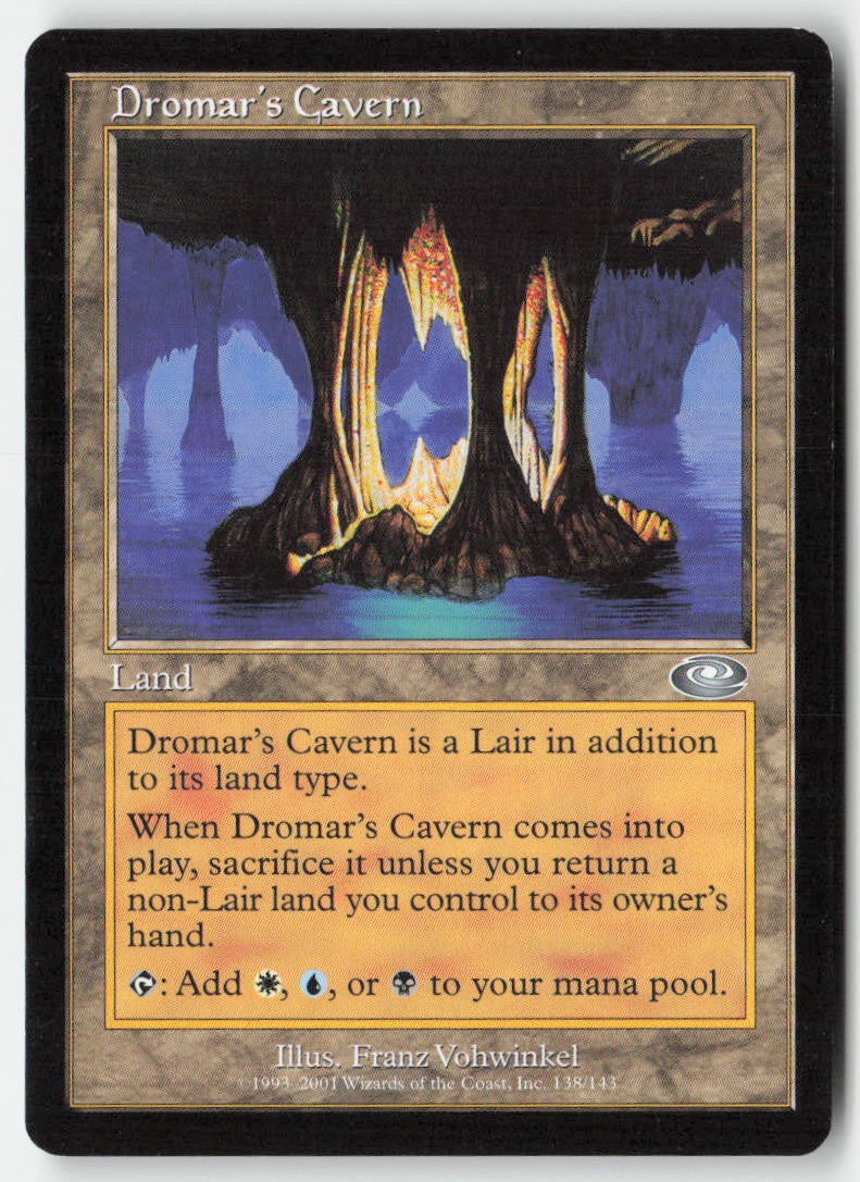 Dromar's Cavern PLS 138 Uncommon Moderately Played, Front