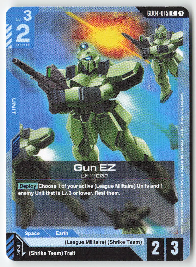 Gun EZ GD04-015 Common Normal Lightly Played, Front