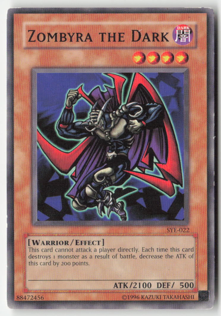 Zombyra the Dark SYE-022 Unlimited Common Moderately Played, Front