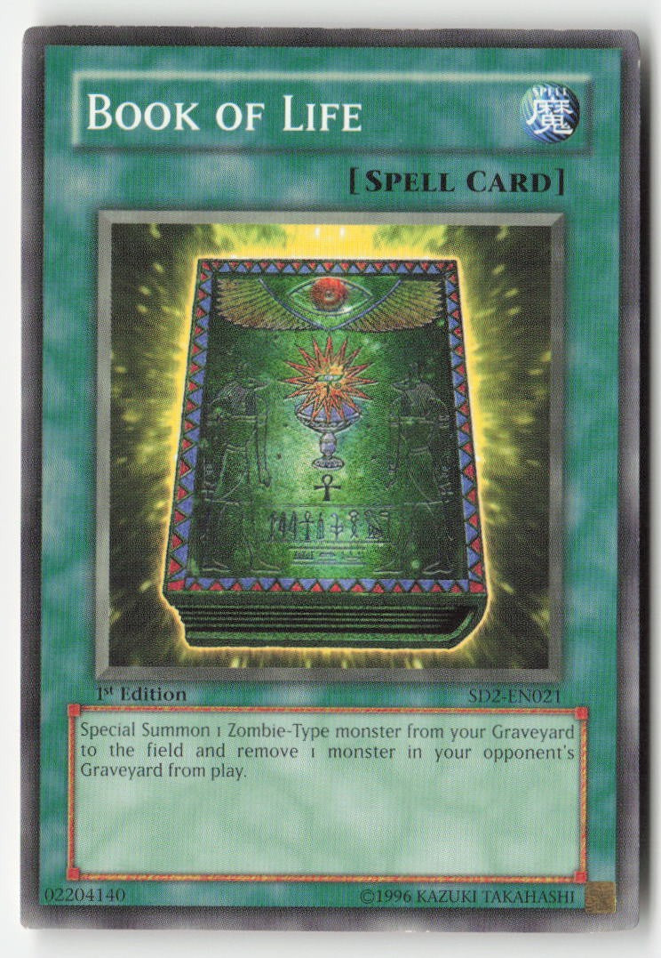 Book of Life SD2-EN021 1st Edition Common Moderately Played