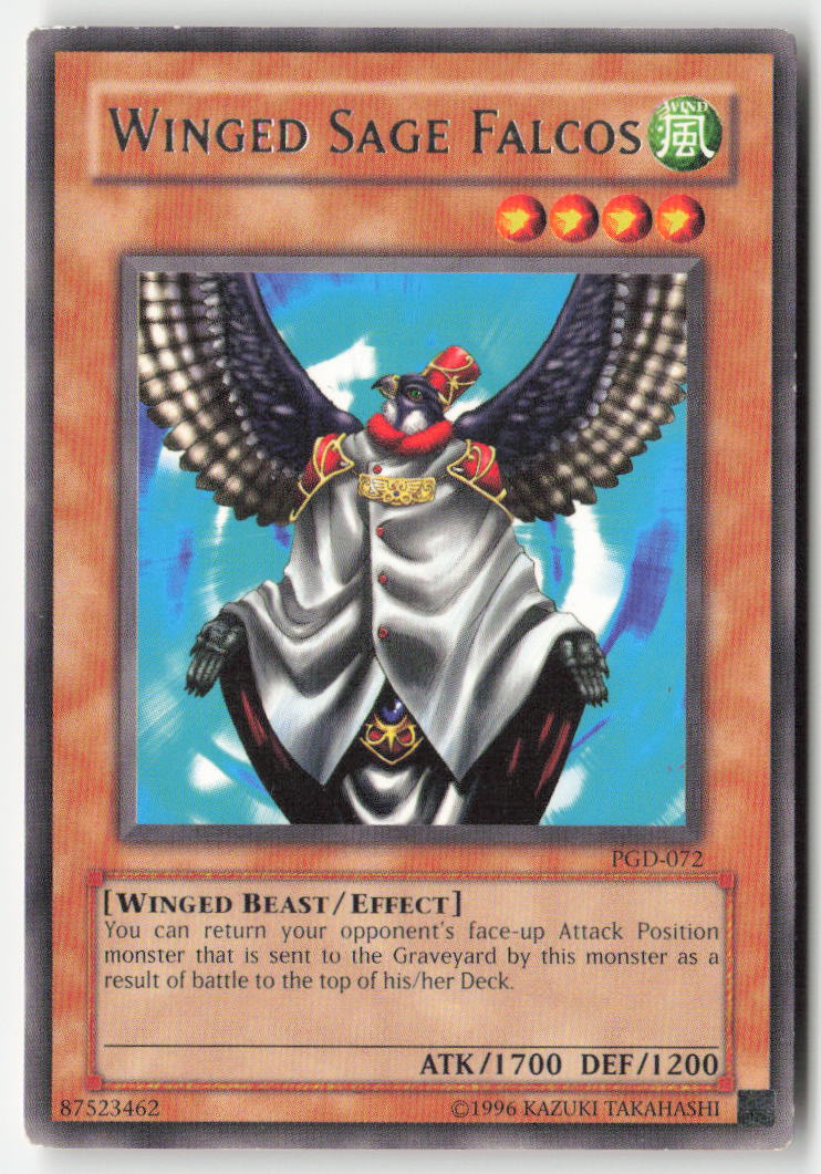 Winged Sage Falcos PGD-072 Unlimited Rare Moderately Played