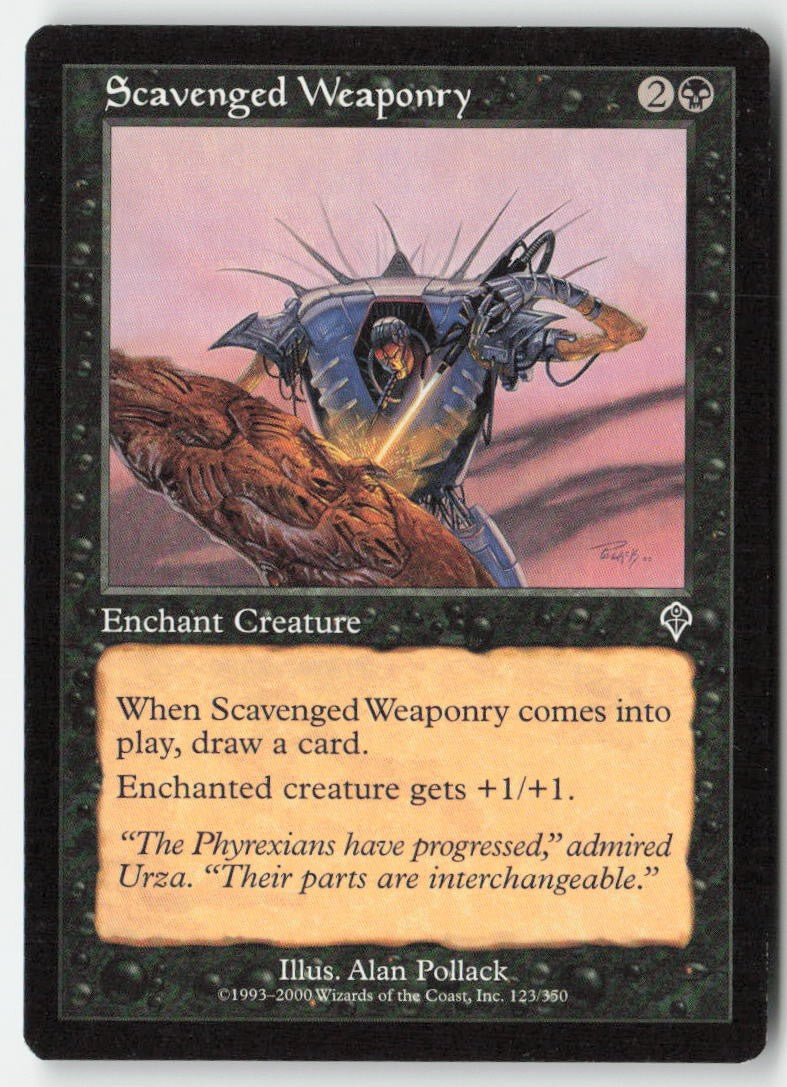 Scavenged Weaponry INV 123 Common Moderately Played