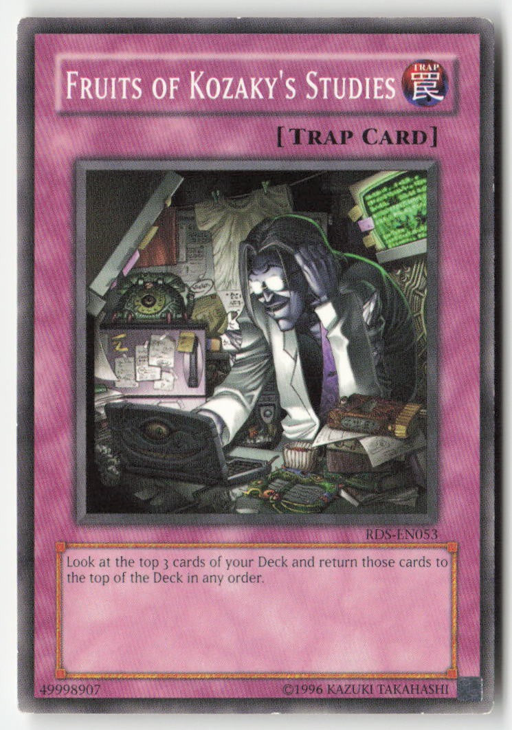 Fruits of Kozaky's Studies RDS-EN053 Unlimited Common Moderately Played