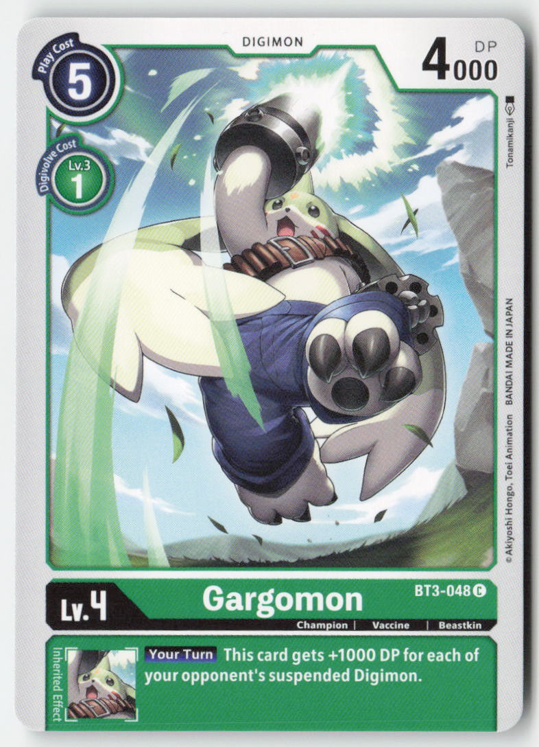 Gargomon BT3-048 Normal Common Near Mint, Front