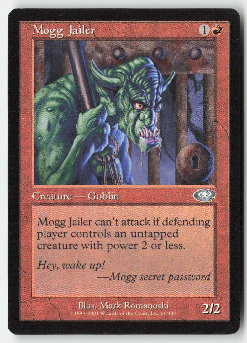 Mogg Jailer PLS 68 Uncommon Moderately Played
