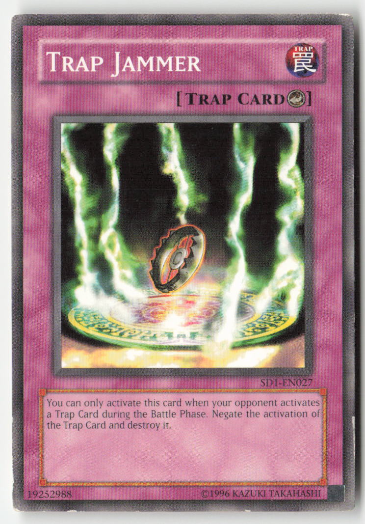 Trap Jammer SD1-EN027 Unlimited Common Moderately Played, Front