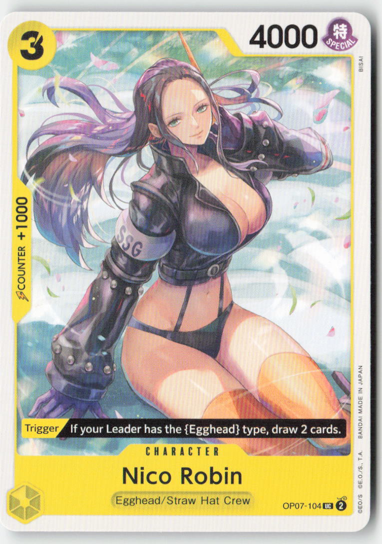 Nico Robin OP07-104 Normal Uncommon Lightly Played