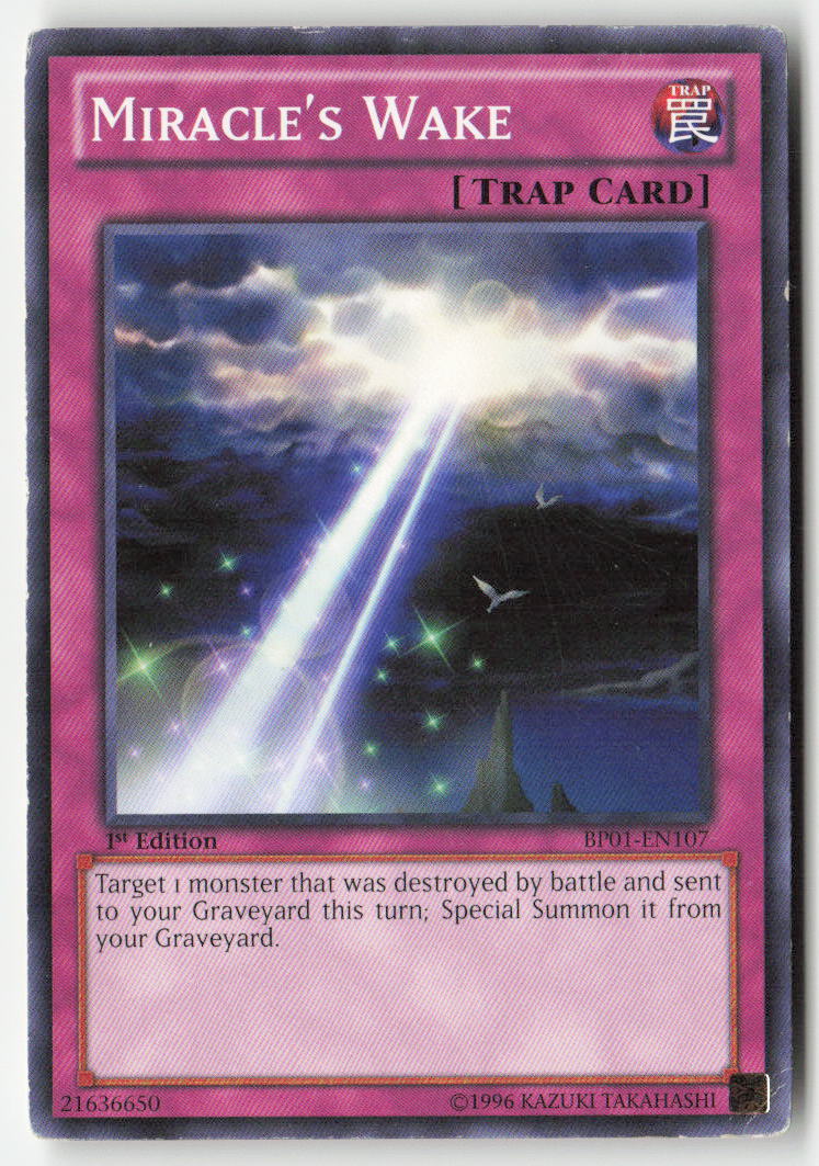 Miracle's Wake BP01-EN107 1st Edition Common Moderately Played
