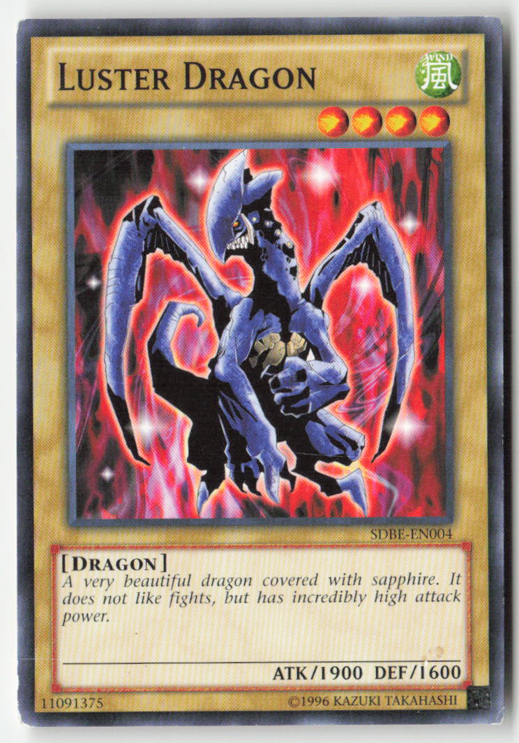 Luster Dragon SDBE-EN004 Unlimited Common Moderately Played