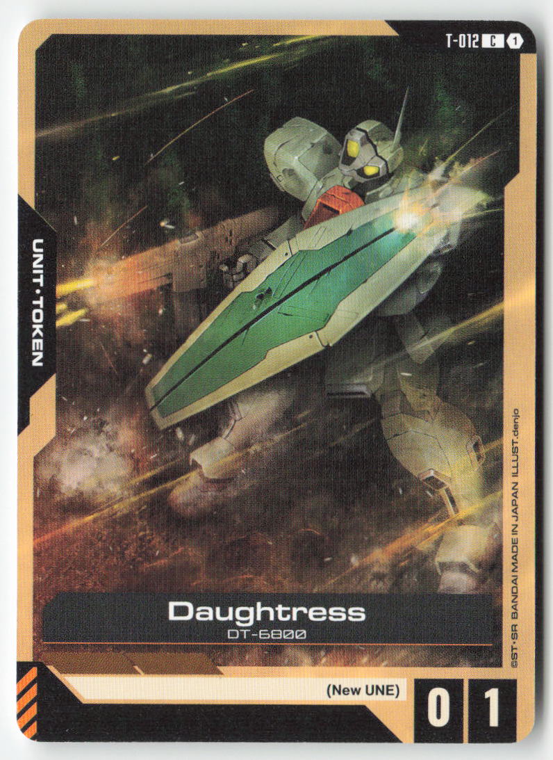 Daughtress Token T-012 Common Normal Lightly Played