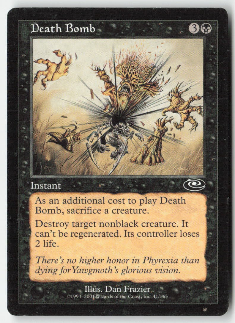Death Bomb PLS 41 Common Moderately Played
