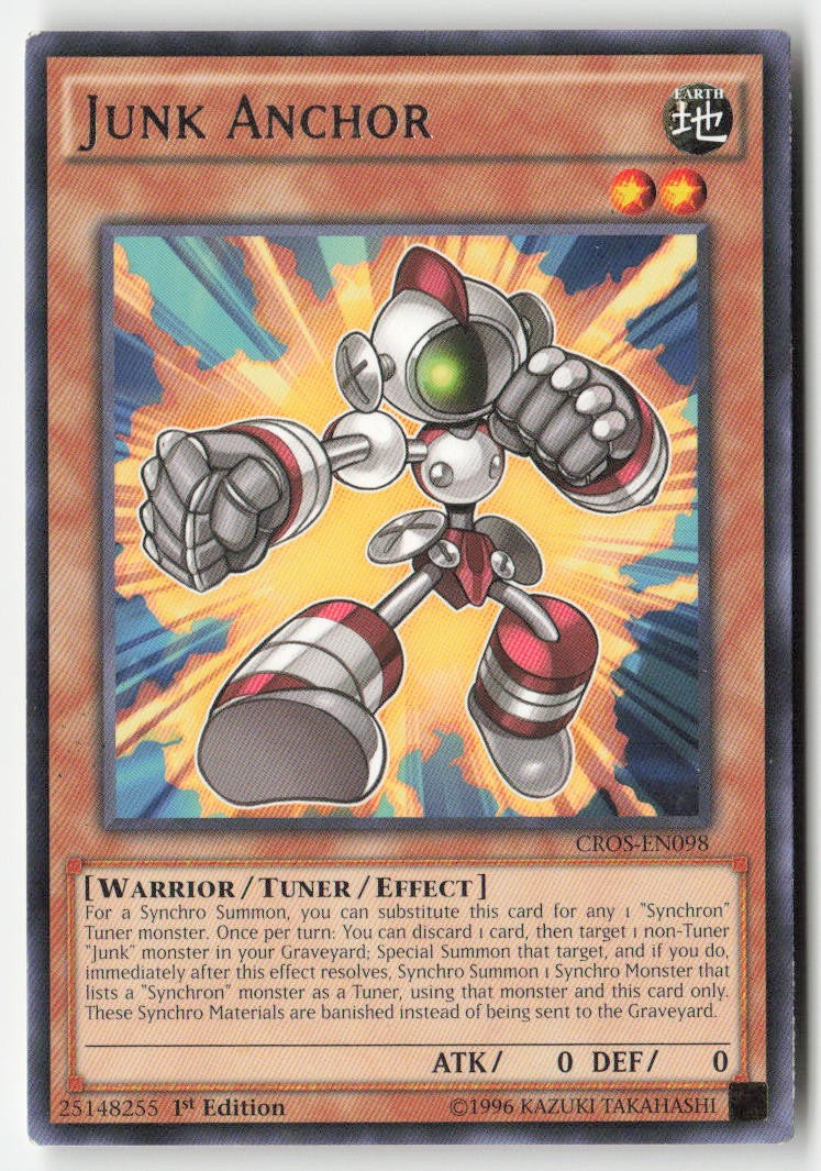 Junk Anchor CROS-EN098 1st Edition Rare Moderately Played