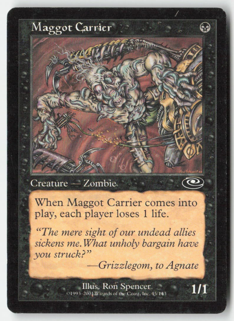 Maggot Carrier PLS 45 Common Moderately Played