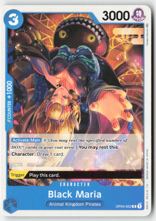 Black Maria OP04-052 Normal Common Lightly Played