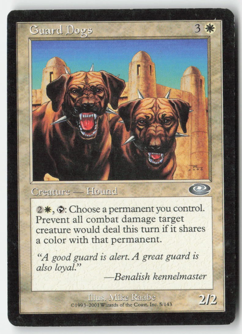 Guard Dogs PLS 5 Uncommon Moderately Played