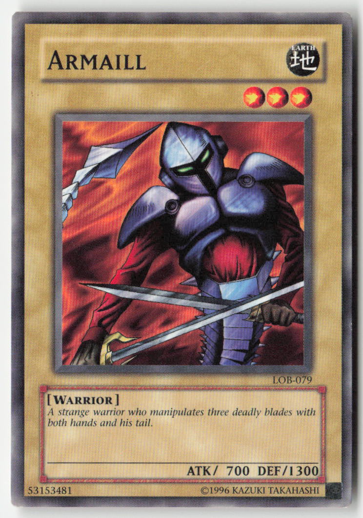 Armaill LOB-079 Unlimited Common Moderately Played