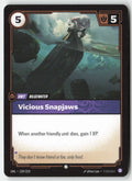 Vicious Snapjaws #129/219 - Unleashed - Riftbound - Common - Lightly Played