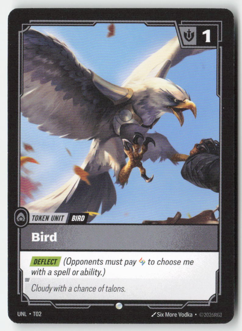 Bird // Buff #T02 // T03 - Organized Play Promo - Riftbound - None - Lightly Played