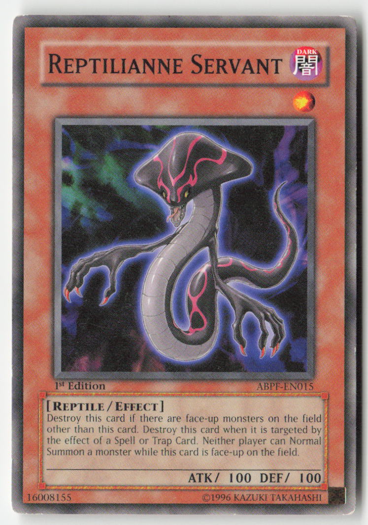 Reptilianne Servant ABPF-EN015 1st Edition Common Moderately Played