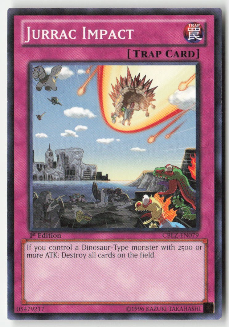 Jurrac Impact CBLZ-EN079 1st Edition Common Moderately Played