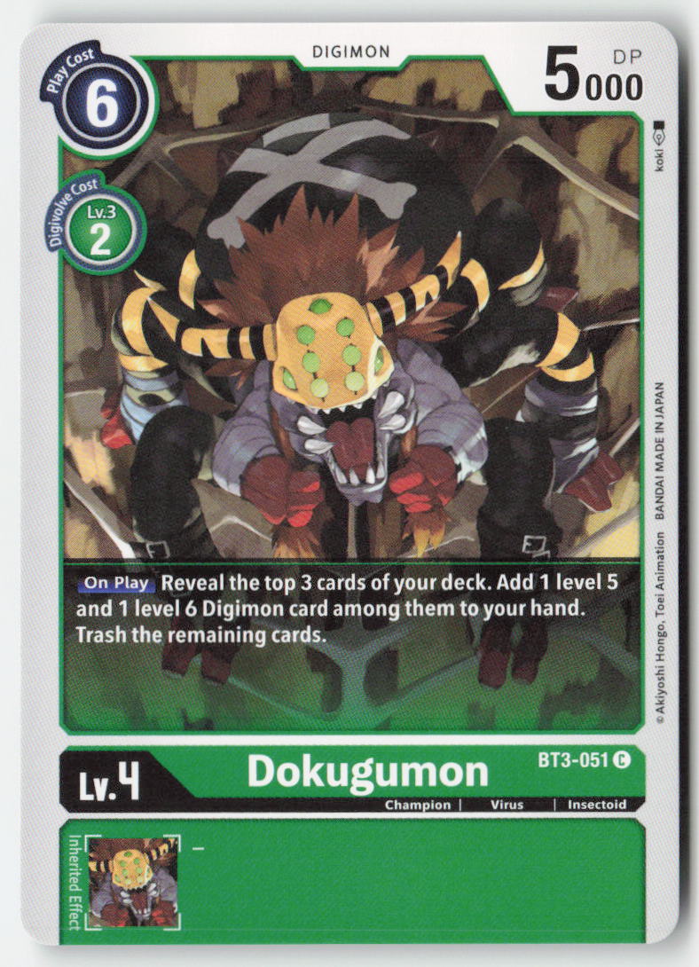 Dokugumon BT3-051 Normal Common Near Mint
