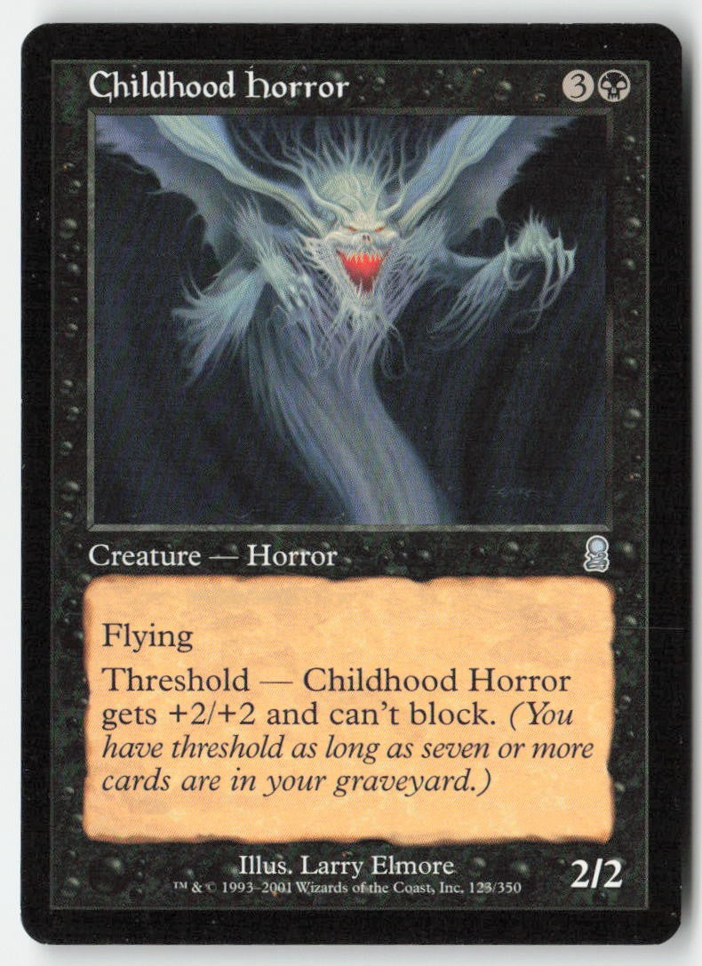 Childhood Horror ODY 123 Uncommon Moderately Played