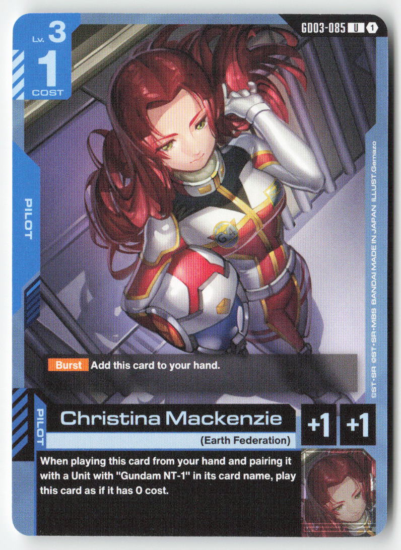 Christina Mackenzie GD03-085 Uncommon Normal Lightly Played