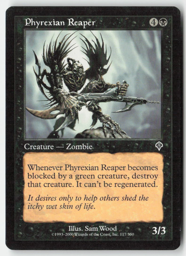 Phyrexian Reaper INV 117 Common Moderately Played