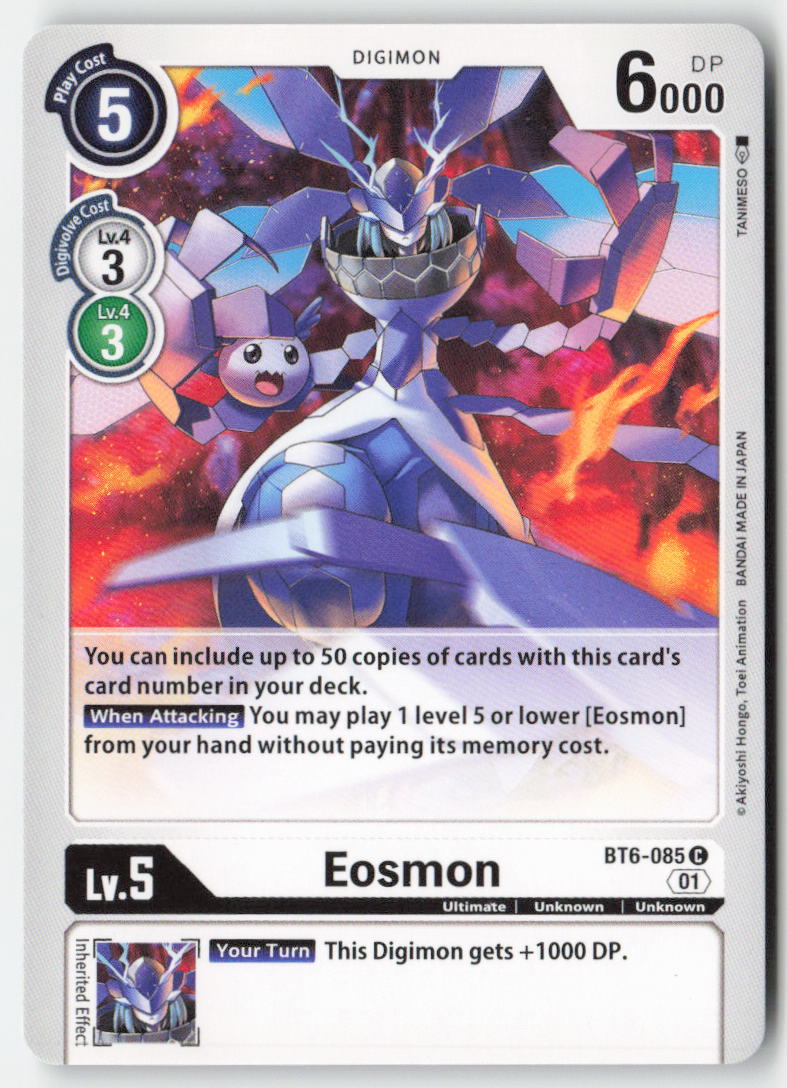 Eosmon BT6-085 Normal Common Near Mint, Front
