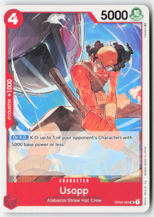 Usopp OP04-003 Normal Uncommon Lightly Played