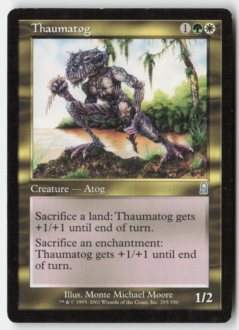 Thaumatog ODY 295 Uncommon Moderately Played, Front