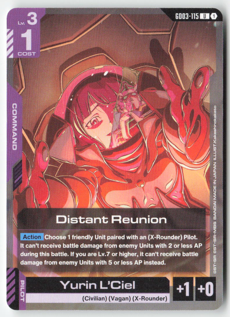 Distant Reunion GD03-115 Uncommon Normal Lightly Played