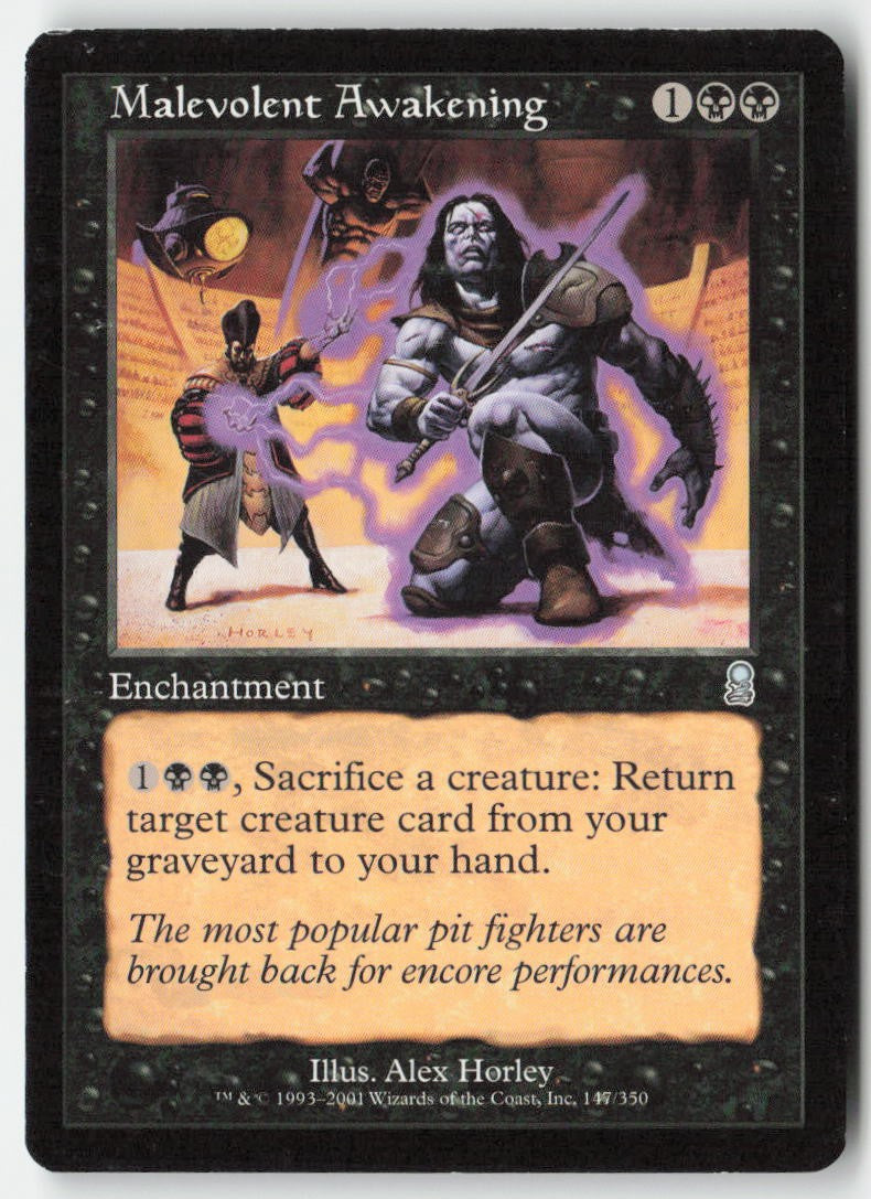 Malevolent Awakening ODY 147 Uncommon Moderately Played