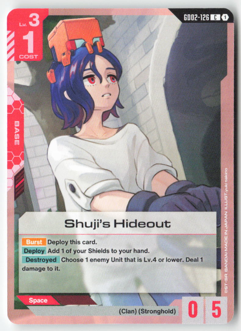 Shuji's Hideout GD02-126 Common Normal Lightly Played