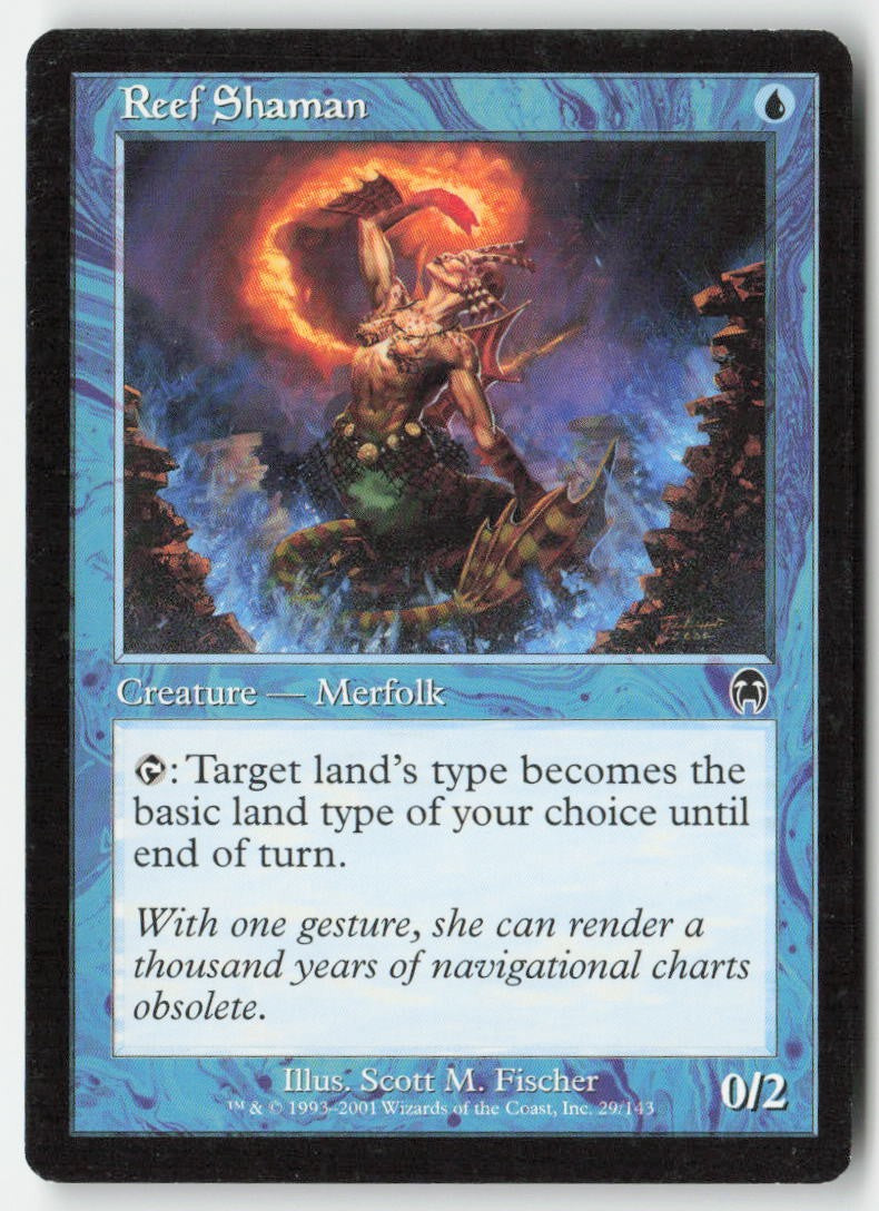 Reef Shaman APC 29 Common Moderately Played