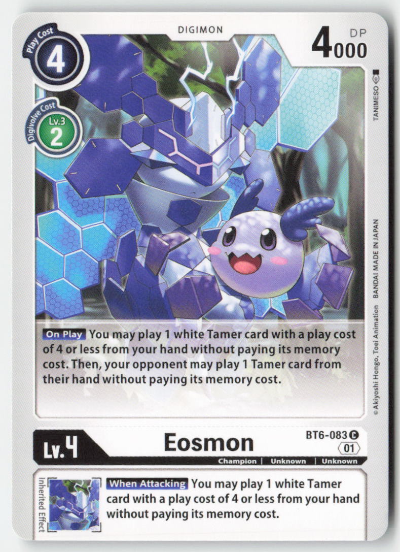 Eosmon BT6-083 Normal Common Near Mint