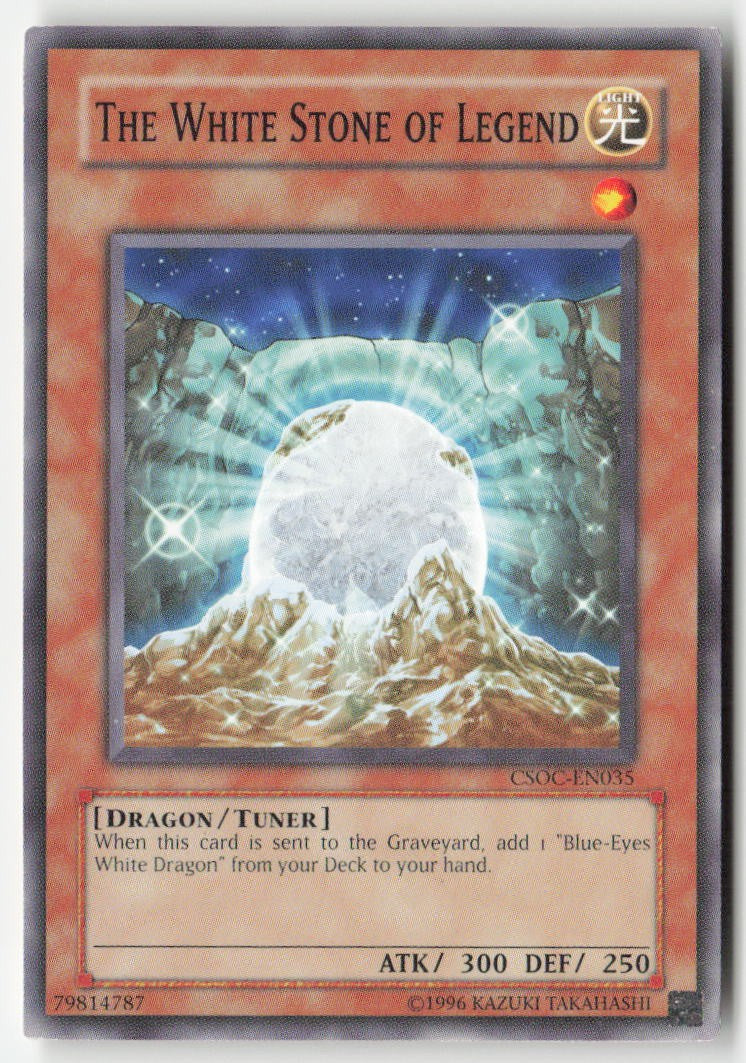 The White Stone of Legend CSOC-EN035 Unlimited Common Moderately Played
