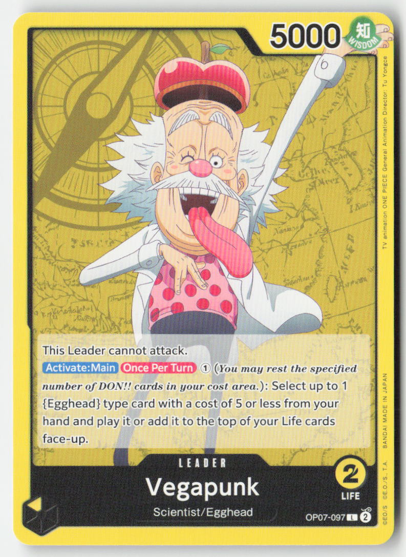 Vegapunk OP07-097 Normal Leader Lightly Played