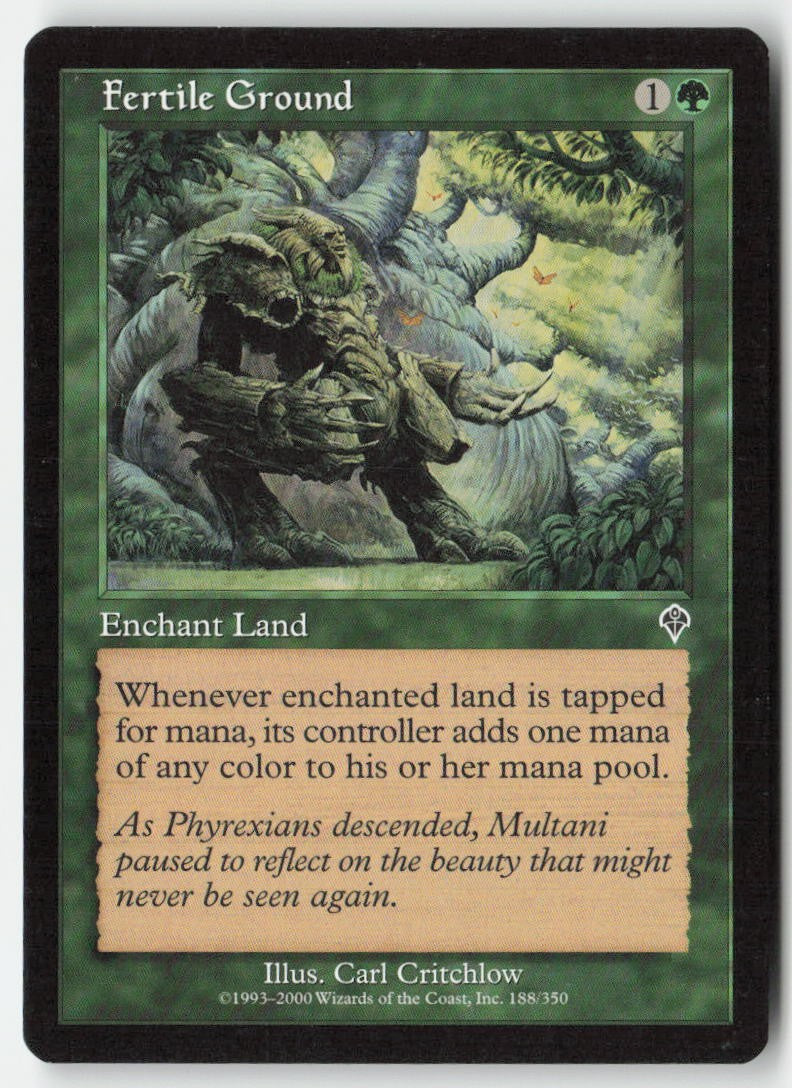 Fertile Ground INV 188 Common Moderately Played
