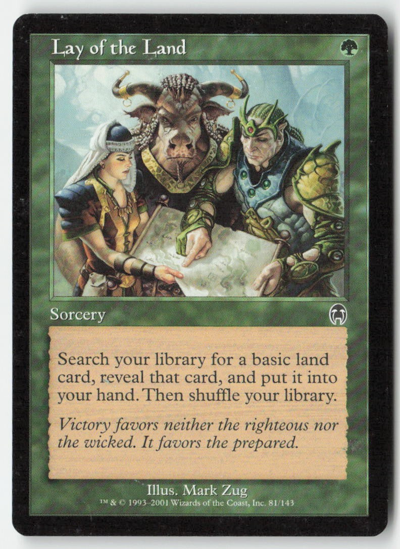 Lay of the Land APC 81 Common Moderately Played