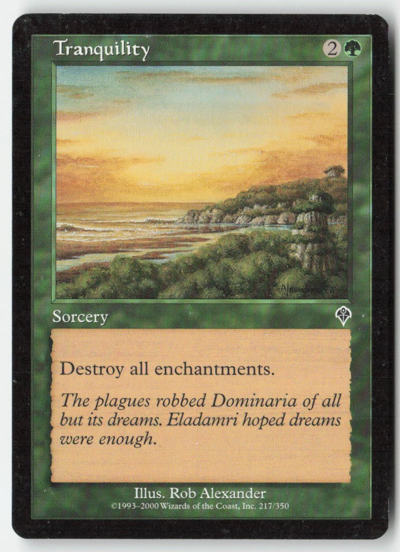 Tranquility INV 217 Common Moderately Played