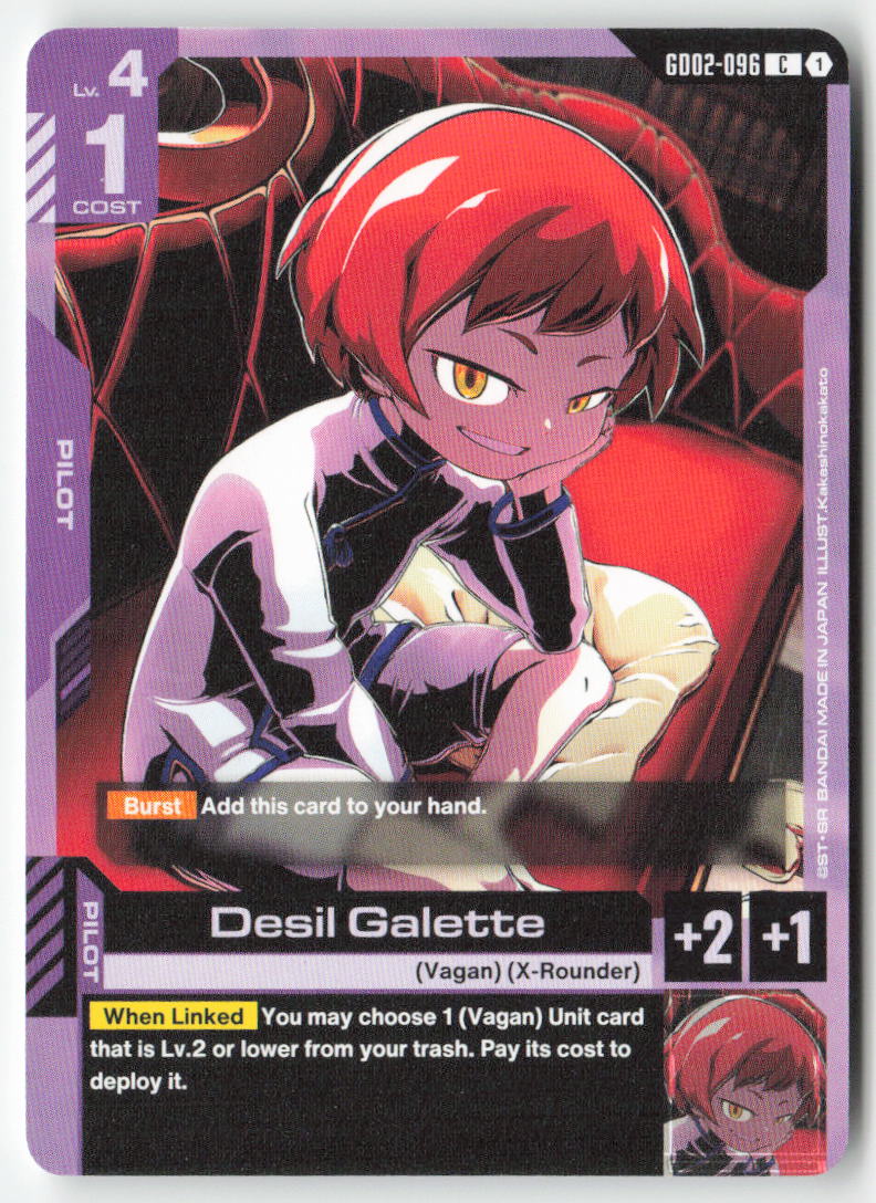 Desil Galette GD02-096 Common Normal Lightly Played