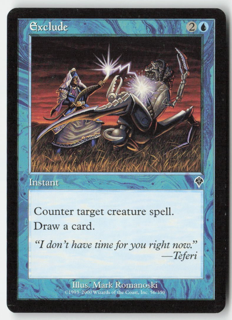Exclude INV 56 Common Moderately Played