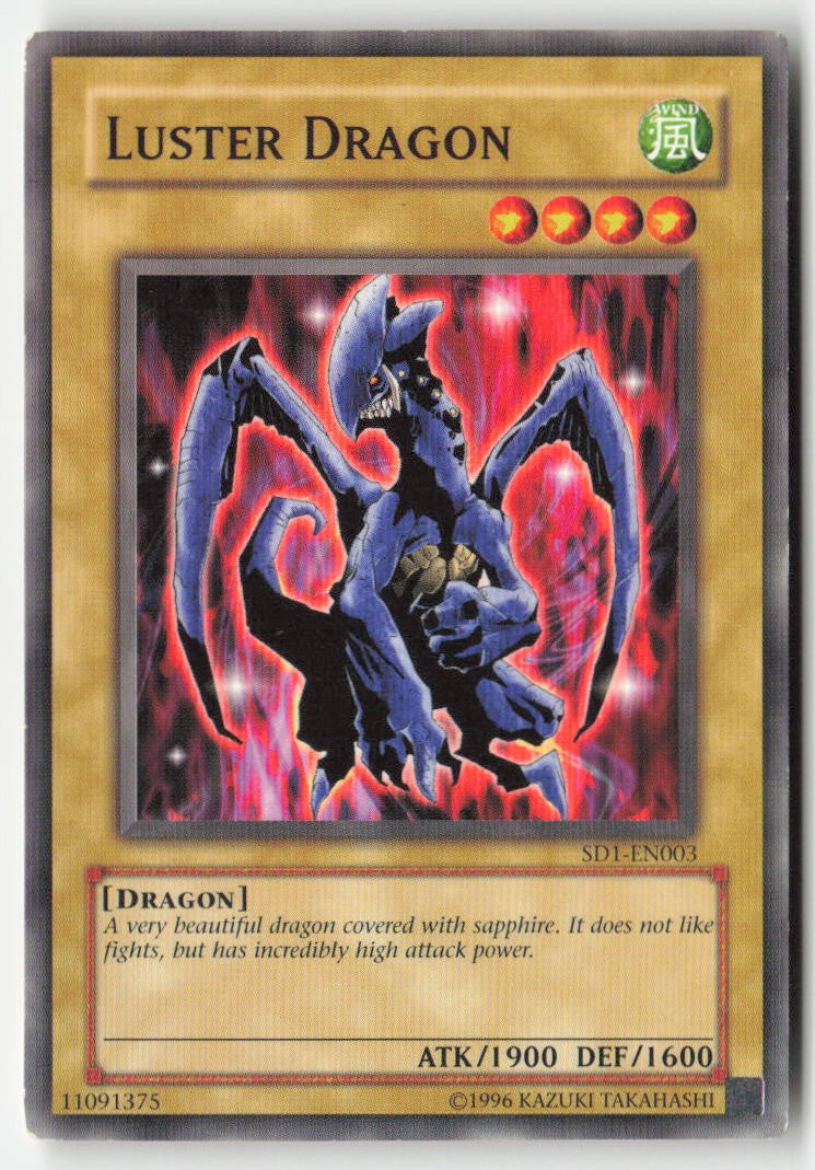 Luster Dragon SD1-EN003 Unlimited Common Moderately Played
